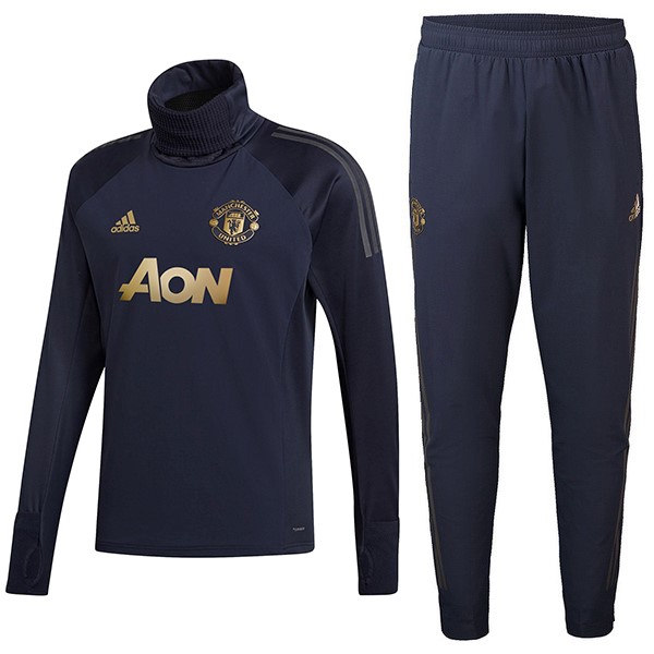 Chandal Niños Manchester United 2018-2019 Azul Oro